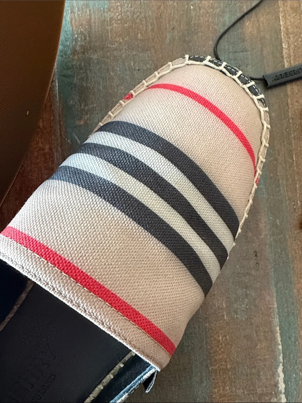 Burberry espadrille flats